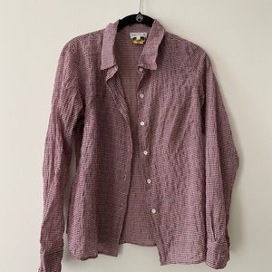 Agnes B Paris Gingham blouse